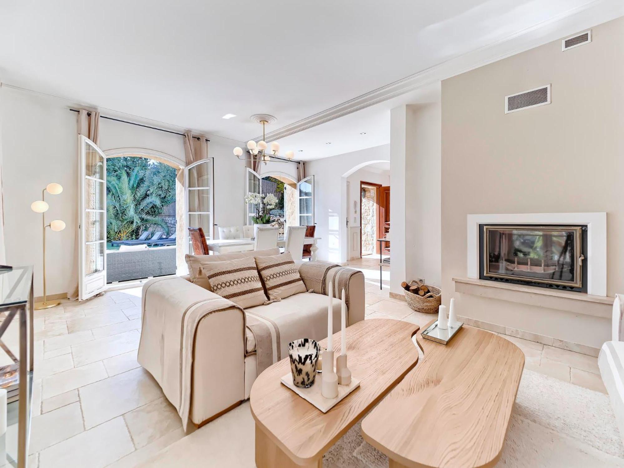 Bastide D'Architecte En Pierre Villa Cagnes-sur-Mer Eksteriør billede