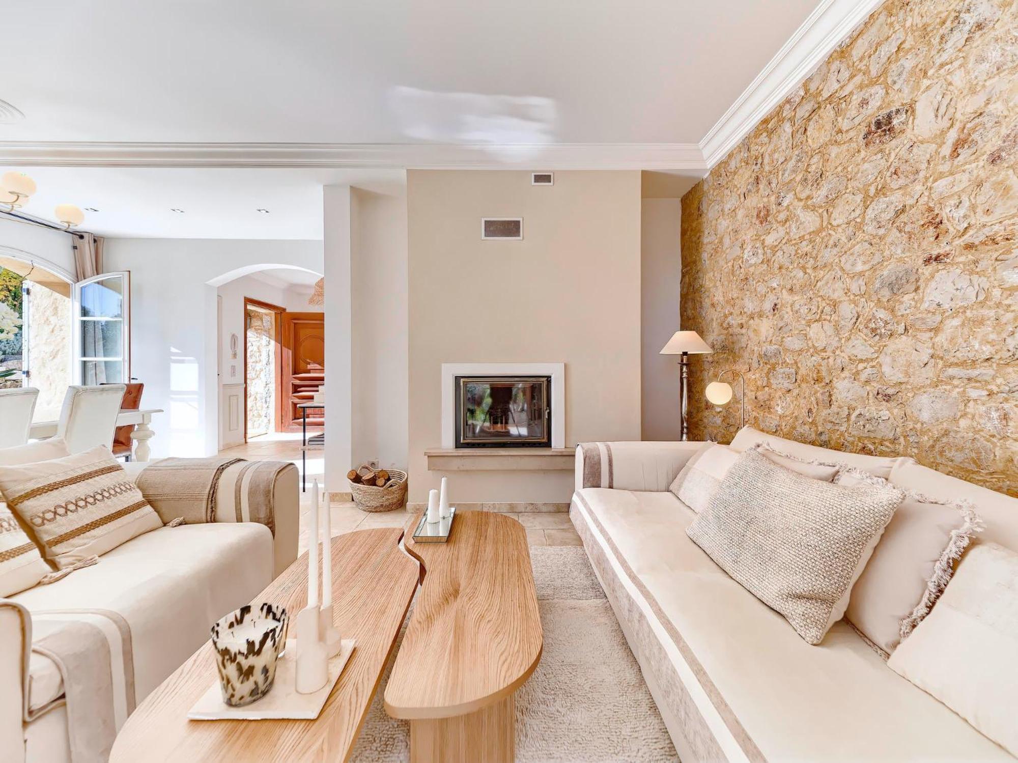 Bastide D'Architecte En Pierre Villa Cagnes-sur-Mer Eksteriør billede