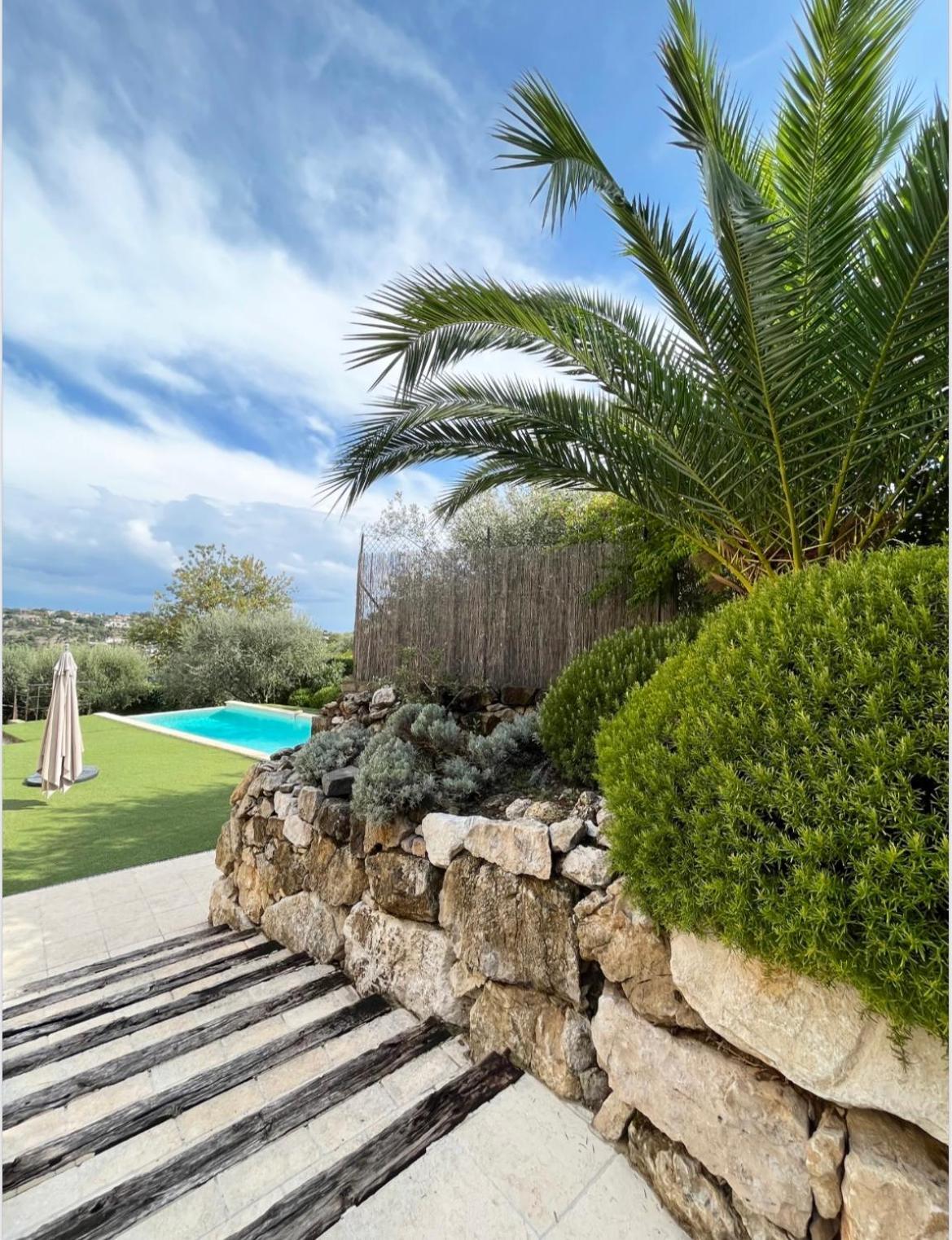 Bastide D'Architecte En Pierre Villa Cagnes-sur-Mer Eksteriør billede